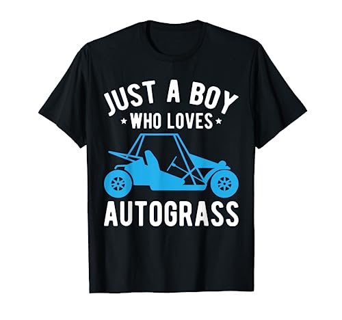 Solo un chico al que le encanta Autograss Retro Camiseta