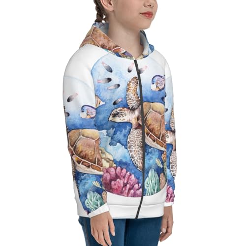 Cute Easter Chickens Kid Hoodies Boys Zip Up Sweatshirts Girls Pullover with Pocket4