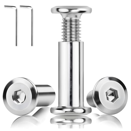 20 Stk Hülsenmutter M8x20mm Hülsenschrauben Verbindungsschrauben Schrankverbinder Schrauben Möbelverbindungsschrauben Gewindehülse Schraubhülsen Möbelschrauben mit Hülse für Möbeln Schränken Holzbret
