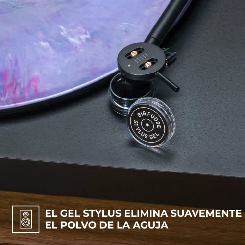 Miniatura 4 de Big Fudge Limpiador Vinilos 5en1 - Kit Limpiador Vinilos Discos Con Cepillo Terciopelo Líquido Para Limpiar Y Gel Para Agujas - Vinyl Cleaning Kit Con Estuche Acolchado