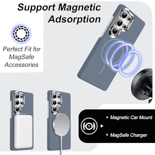 Coque fine Samsung S25 Ultra anti-choc et compatible chargeur magnétique - 4