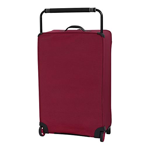it luggage World's Lightest Los Angeles Softside Upright, Persian Red, Checked-Large 33-Inch - Thumbnail 4
