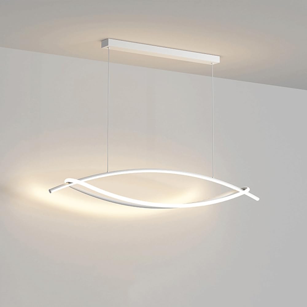 HYJAUSXB Ceiling Light Chandelier Modern Dining Room Fixing Device Variable LED Embedded Lamp Hanging Above The Linear Table Suitable for Living Corridor Study Din