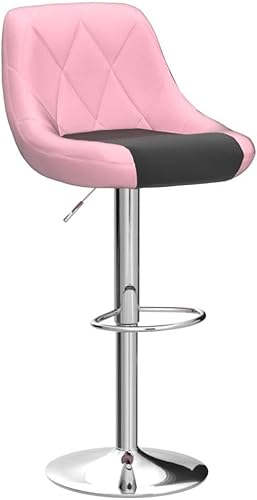 Miniatura 21 de Magshion Juego de 2 taburetes de bar, taburetes de bar giratorios de altura de mostrador, moderna silla de isla con respaldo y reposapiés para Verde