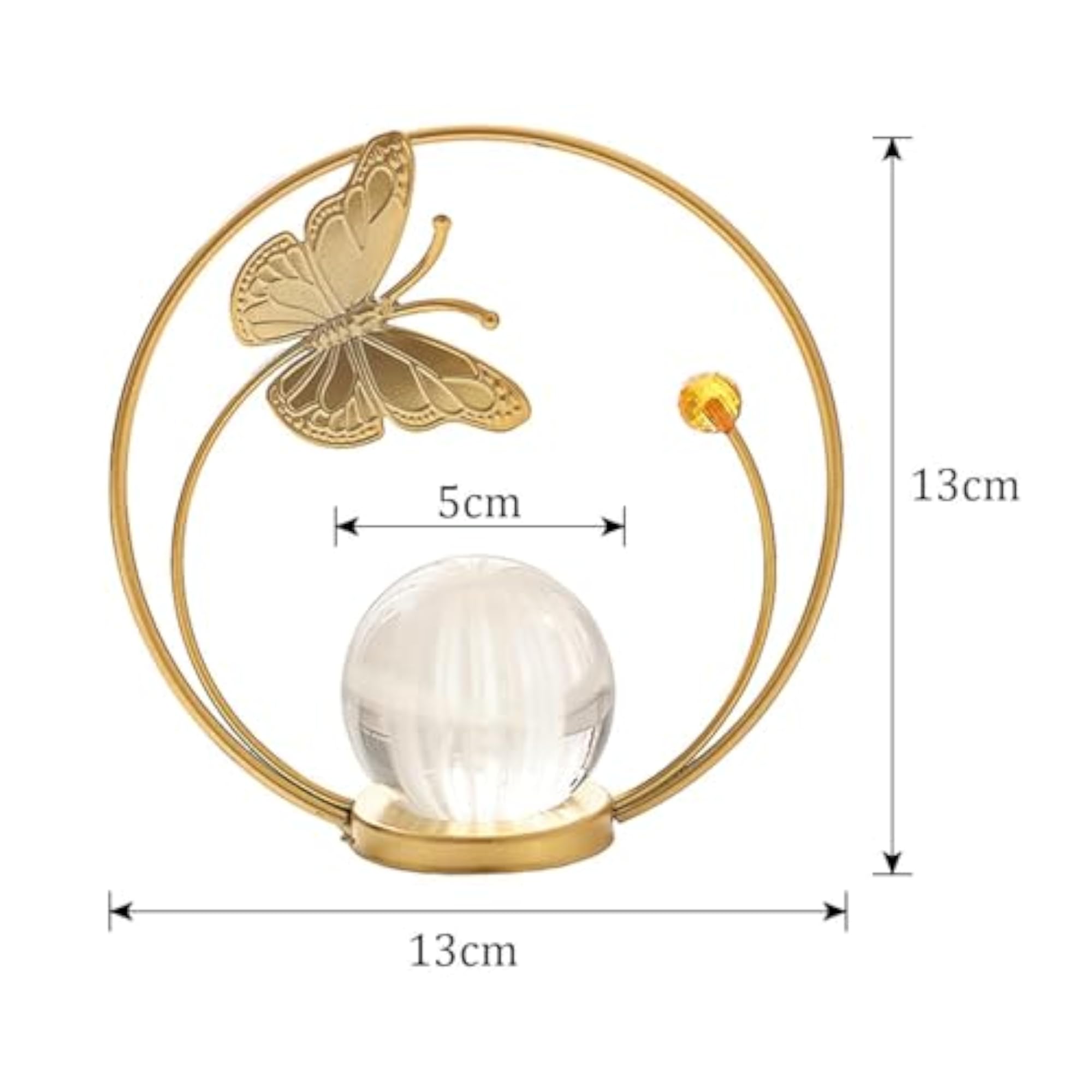 Wood Display Stand for Metal Figurine, Home Decor Organizer
