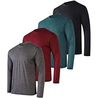 4 Pack Men's Sun UPF 50 Dry Fit T Shirts only .99: eDeal Info