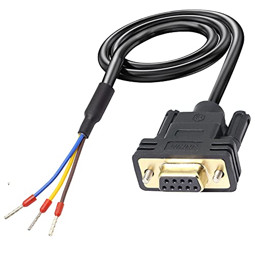 XMSJSIY DB9 Connector RS232 Serial Port Cable DB9 Adapters Solderless 9-Pin COM Port Breakout Replacement Cable Order:235 (Female) -1.5m/4.92Feet by XMSJSIY - Used condition - US$5.33