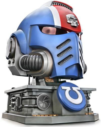 JOYTOY Warhammer 40K Titus MKX Helmet Display Stand Figure - JT01697