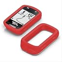 FCC Racing Silicone Cover with Protection Glasses for IGSPORTS BSC200/BSC300 Bike Computer (Red) gallery image