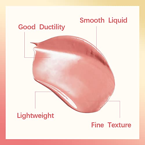 Liquid Blush For Cheeks,Soft Cream Blush Makeup,Natural Matte Finish Looking,Dewy Cheek Tint,Moisturizing Lightweight Blendable Feel,Long-Lasting Waterproof Face Blush(#2) #TOP4