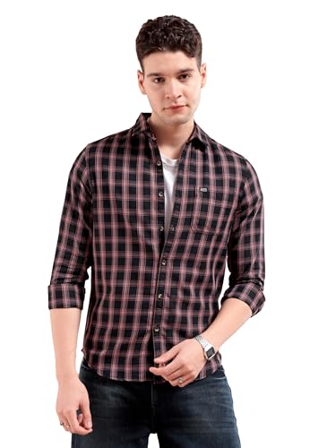 Image of The Indian Garage Co Men Cotton Slim Fit Shirt