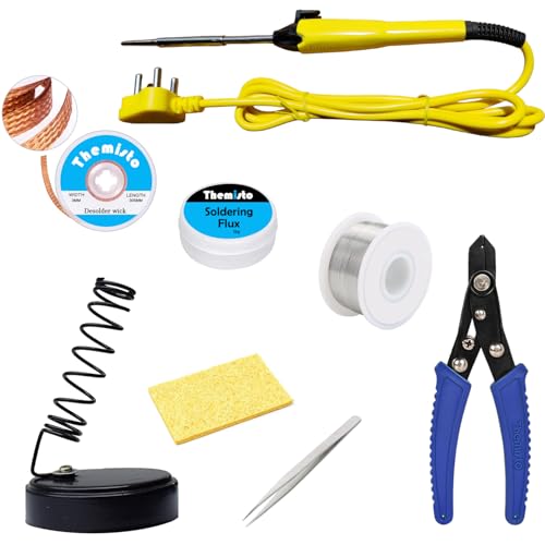 THEMISTO - built with passion Themisto Beginners 8 In 1 Corded_electric Soldering Iron Kit (Image - 1)