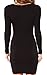 Face N Face Women's Knitting Sexy Casual Long Sleeve Short Dress Large Black
