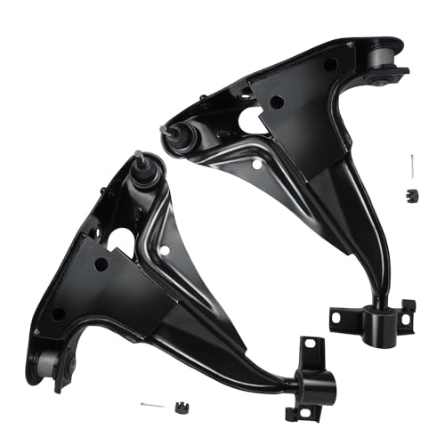 Image of Detroit Axle - 4.0L Front End Suspension Kit for 2002-2003 Ford Explorer Mercury Mountaineer 4 Upper & Lower Control Arms w /Ball Joints 4 Inner & Outer Tie Rod End Links Replacement - 8pc Set