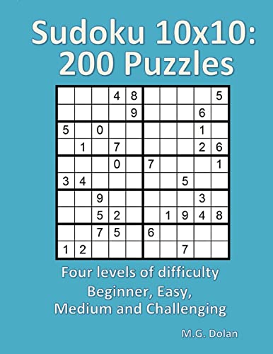Sudoku 10x10: 200 Puzzles