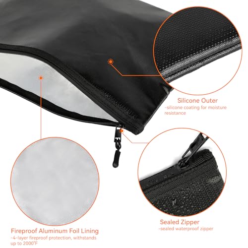 Fireproof Waterproof Document Holder 10x13.5