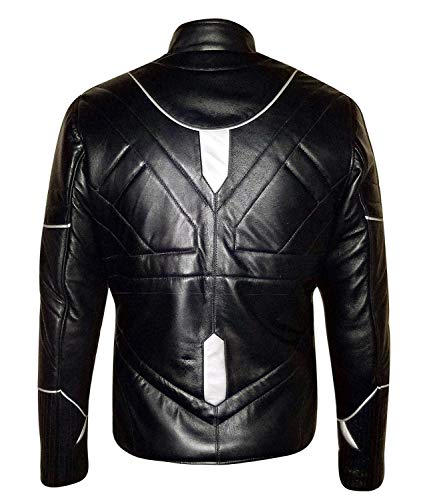 VearFit T Challa Qualited Wakanda Black Movie Panther Faux Leather Jacket Men3