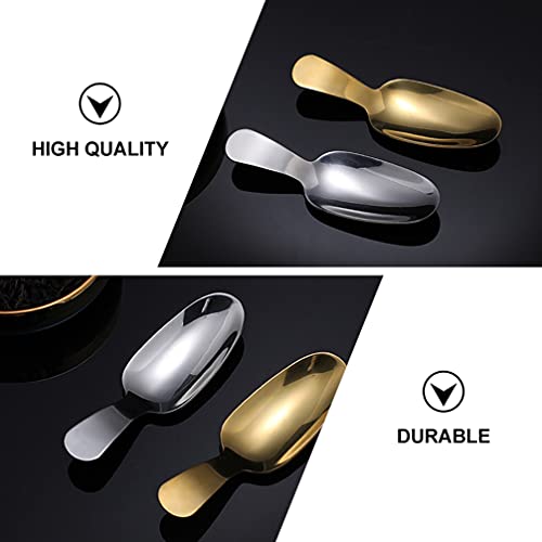 Cabilock 3Pcs Maniglia Corta Cucchiai Mini Cucchiai di Sale Condimenti Cucchiaio Cucchiaio Cucchiaino Cucchiaino da… - immagine 5