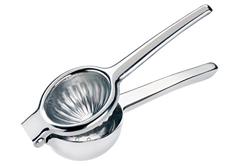 Moha Limone Lemon Squeezer, Stainless Steel, Silver, 7.8 x 5 x 21.5 cm