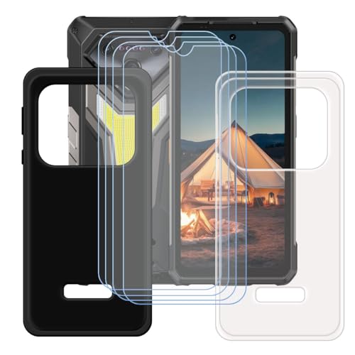 BMPNLSZ �K�pUlefone Armor 34+�p+[4�_�Z�b�g]HD�����K���X�V���J�Q���V�F��TPU�ی�o�b�N�V�F���ėp�u���b�N+�����V�F��-�K�pUlefone Armor 34+�p�X�N���C�u�h�~�ی�J�o�[(6,95")