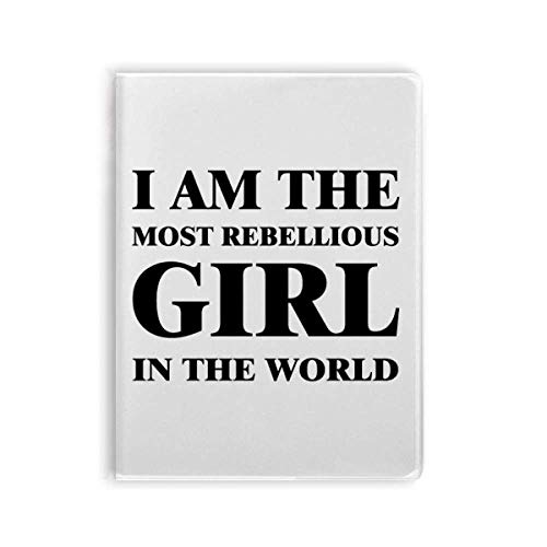 Offrir un journal intime souple au design Rebellious Girl Art Déco pour célébrer l'écriture