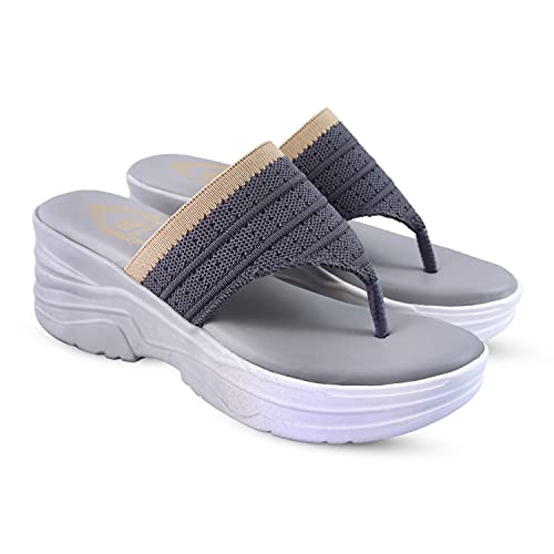 Image of madam glorious women's /girls stylish soft comfortable v shape wedges for women stylish