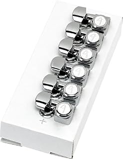 Fender 990818100 Locking Stratocaster/Telecaster Tuning Machines Set, Chrome, 4.5 in*1.7 in*10.0 in