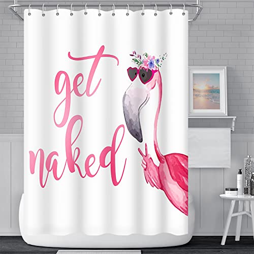 Umpoo 122X183YXT06609-Q Get Naked Shower Curtain cover