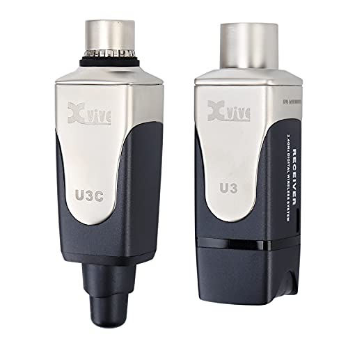 Xvive U3C Condenser Microphone Wireless System, Includes 2.4Ghz Xlr Transmitter And Receiver #TOP2
