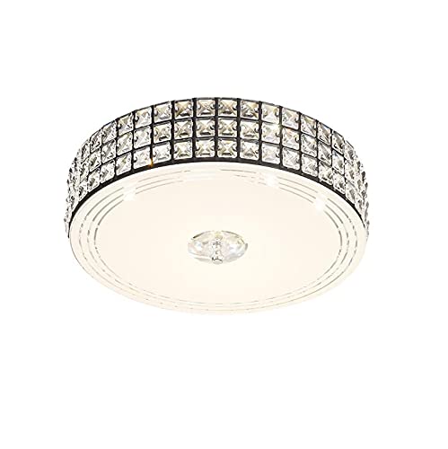Plafonnier à intensité variable en cristal pour éclairage sans reflet