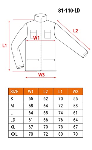 Giacca Da Lavoro Professionale, Colore Bianco (Neo) L/54 - 3