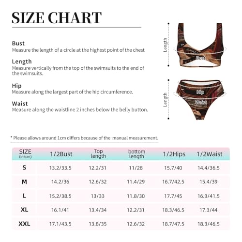 Maillot de bain 2 pièces effet cave vin rouge bikini triangle