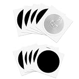 30 Stücke NFC Tag Aufkleber, NTAG215 Tag Sticker Runde 25mm Schwarz NFC Chip, 540 Byte Speicher iphone kompatibel mit NFC fähigen Handys und Geräten