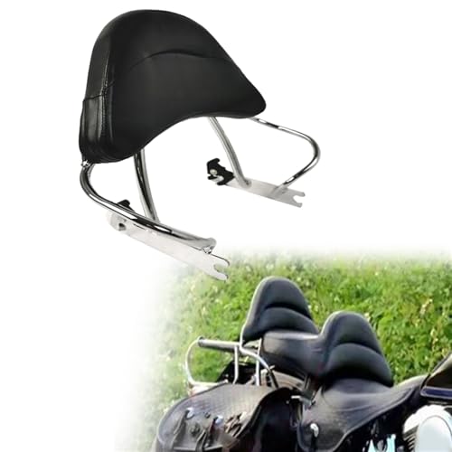 Sissy bar chromé avec dossier pour Harley Davidson Heritage Softail confort passager premium