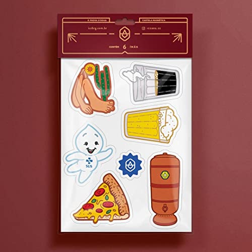 6 Ímãs de Geladeira