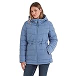 TOG24 Anthorn Womens Mid-Length Rain Coat Wind-Resistant Coat & Jacket Complete With Water-repellent Coating (WR) With Toggle Adjusters On Waist & Hood It Helps You Stay Warm Dry & Stylish