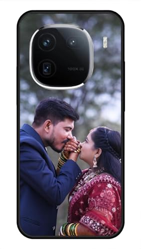 Image of NDCOM for Customised iQOO 12 Back Cover | iQOO 12 Case | DIY Personalised Photo Design | Customized Gift Custom Text Name Printed Metal Case