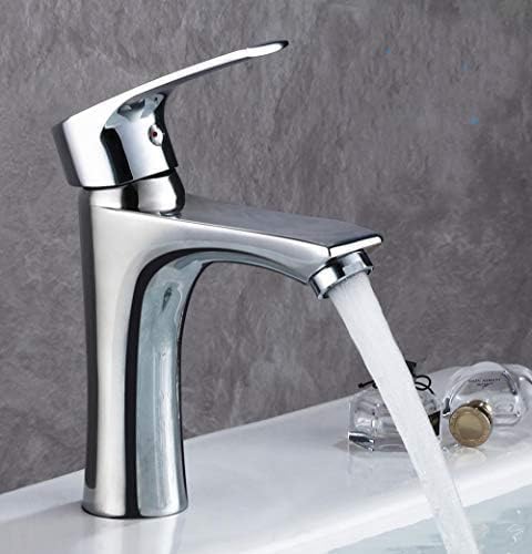 ポリッシュシンクの蛇口浴室の蛇口温水と冷水 1 穴クロームトイレの