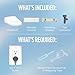 TOTO WASHLET S5 Electronic Bidet Toilet Seat with Instantaneous Water Heating, PREMIST and EWATER+ Wand Cleaning, Elongated, Cotton White - SW3446#01
