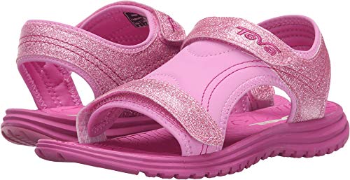 Teva Psyclone 6 Sandal (Toddler/Little Kid), Pink Glitter, 3 M US Little Kid