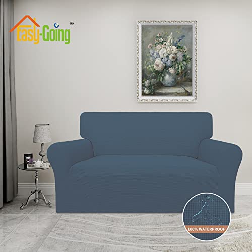 Image of Easy-Going 100% Waterproof Oversized Loveseat Cover, Couch Cover for Sofa