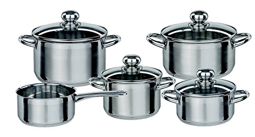 Preisvergleich Produktbild GSW 806558 Kochtopfset Silverstar, 5-teilig (1 Set)