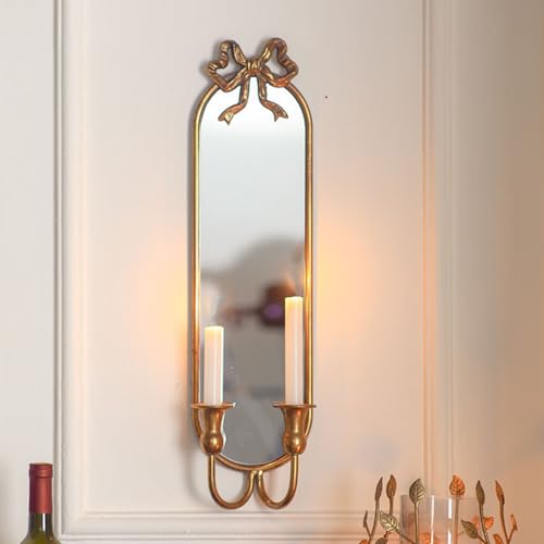 Candelabros de metal elegantes de pared para comedores selectos 6