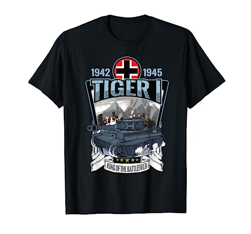 Vintage World War 2 Deutscher Panzer Tiger I (1) Geschenk T-Shirt