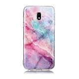 Marble: Funda de silicona es compatible para Samsung Galaxy J3 2017