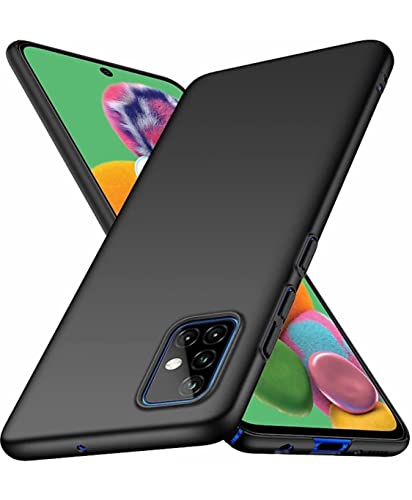 Image of Mobile Back Cover Case for Samsung Galaxy A71 (Silicone Case|CameraProtection|Black SC1510)