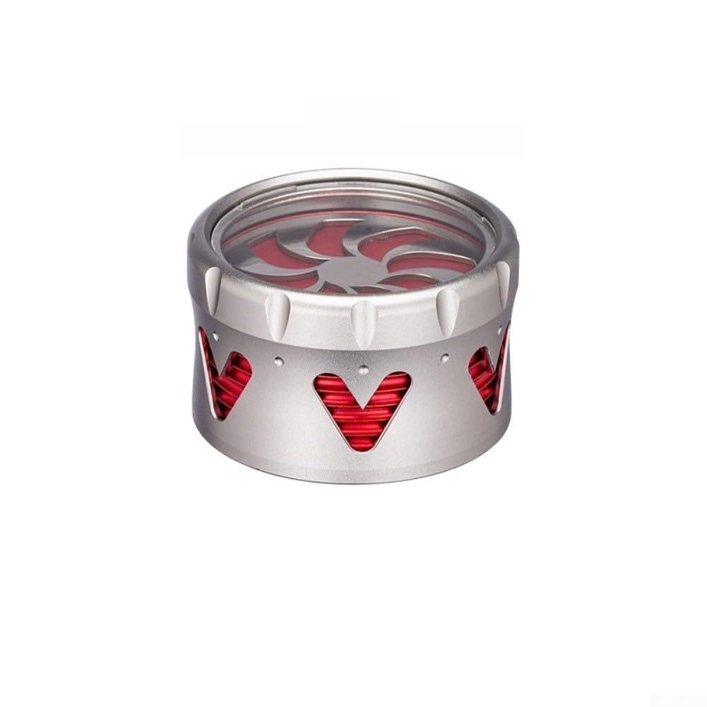 Tamper de café autonivelante de 51 mm, distribuidor automático de espresso de acero inoxidable, base plana para herramienta de barista (06)