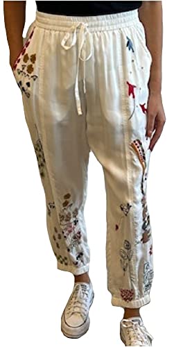 Johnny Was Cartagena Pant - B65622-E (Natural, Medium)