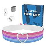 Xenogender - Heart Stoffarmband - Handgemacht Unisex Armband für LGBTQ - Verstellbar & Wasserfest - Statement Festival Accessoire