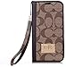 Flip Case for iPhone 14 with Wrist Lanyard, Luxury Monogram Premium Magnetic Shockproof Leather Flip Protective Cover Case with Card Slot for Apple iPhone 14 6.1 inch